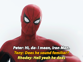 Porn Pics mamalaz:  Avengers AU - If Tony was Peter’s