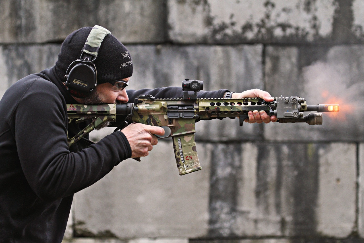 everyday-cutlery:  I want to multicam a rifle one day… Chris Costa photo needs