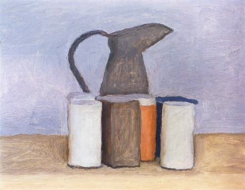 Giorgio Morandi (Bologna, 1890 - 1964), Natura Morta (Still life), oil on canvas, 1960