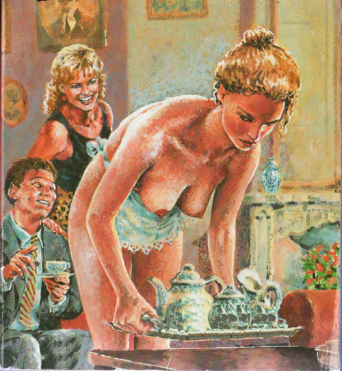 ynhumiliator: French vintage artwork, The Darling Series I think