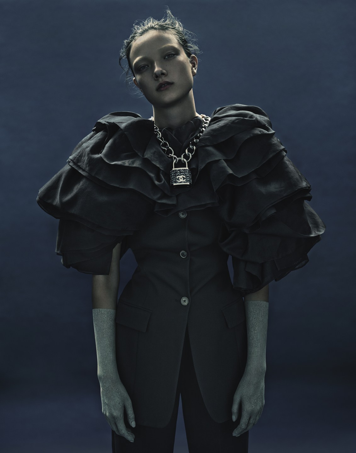 fromobscuretodemure:  Yumi Lambert by Rory Payne for Exit F/W 2014-15. Fashion editor: