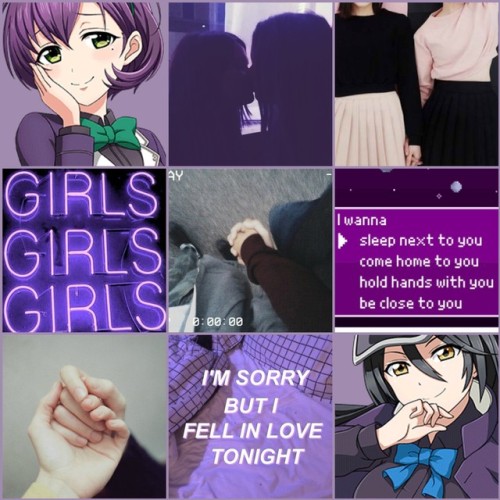 ncardaesthetics: Chiduko x Hitomi  Requested by anon! Let me know if you’d like it redone