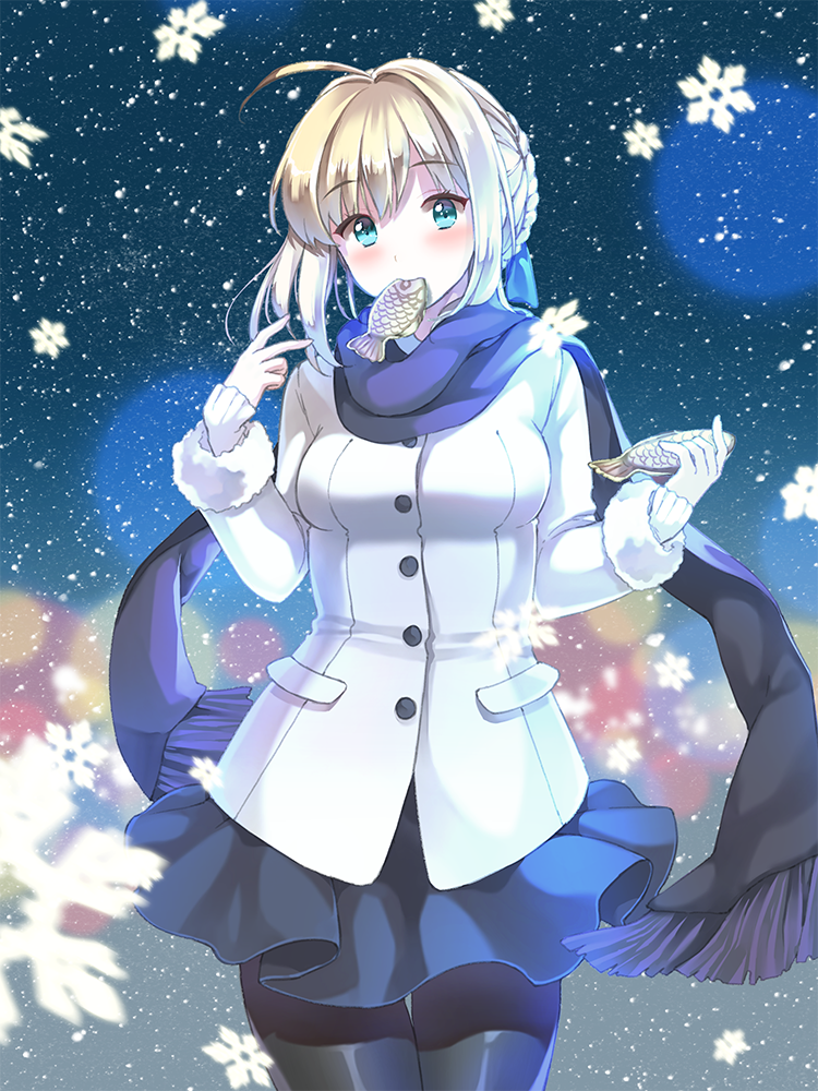 whentheyart:    saber!!!!!!!  by ice ※Permission to reprint this was given by the