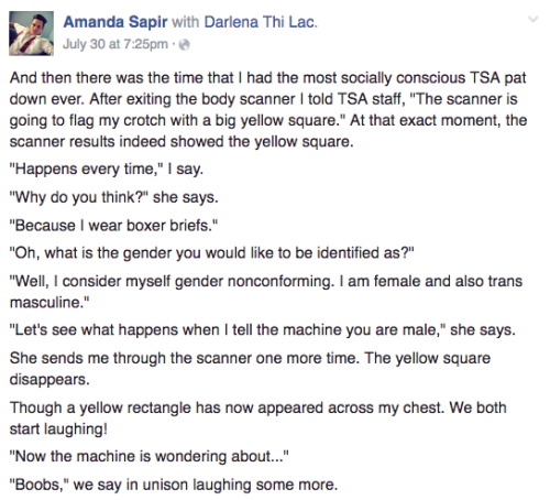 micdotcom:“You get to decide how you are identified.” Every TSA employee (and person in 