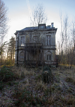 :  Abandoned chateau. 