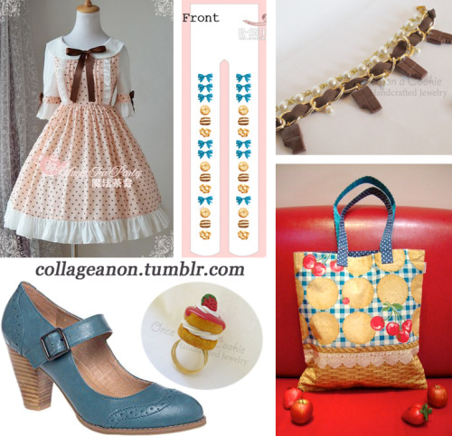Dress: Magic Tea PartyTights: R-SeriesBracelet, Ring: Once Upon a CookieShoes: Chelsea CrewBag: Emil