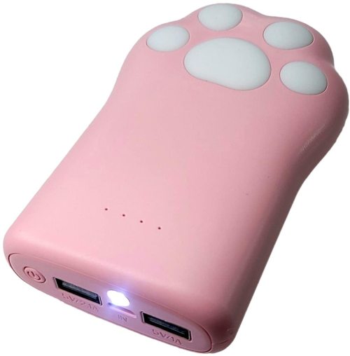 magicalshopping: ♡ Cat Paw Portable Power Bank Charger ♡ 