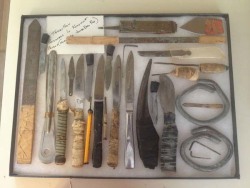 sixpenceee:  This is a collection of confiscated prison shanks.  Source: Viralnova