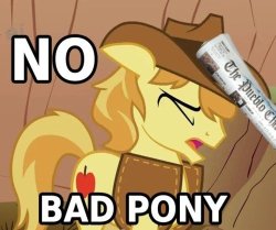 cherry-fizzy:  hasana-chan:  hasana-chan: This is horrible, but I thought of you immediately once I saw it.  Hehe I’ve seen it! My poor bby so cute ;w;    Braeburn doesn’t deserve this kind of abuse. ;A; 