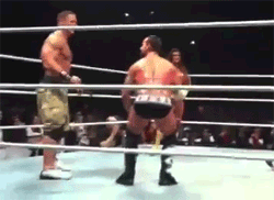 rwfan11:  CM Punk- booty poppin’ (rear angle)