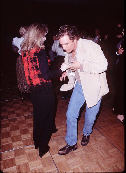 Matthew McConaughey at the 1997 Lexus Challenge After Party.