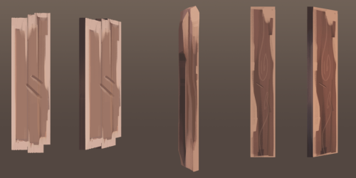 Painting wood textures is cathartic, sorry.