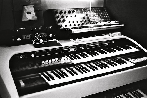 Moog Cordovox CDX-0652 &ldquo;White Elephant&rdquo; keyboard - © Paolo Crivellin