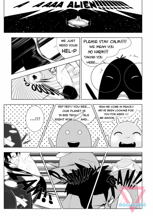 mocucumo:ALIEN FORTUNE (part 1/5) This is my first BL manga, so i thought i will give this out for free. Hope I can make somebody happy with what i made x”3~. If you like this, follow me and reblog this to make others happy as well. Also, I do open