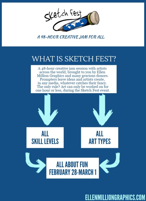 #EMGSketchFest 118 begins THIS FRIDAY! Tell your friends! Details here.