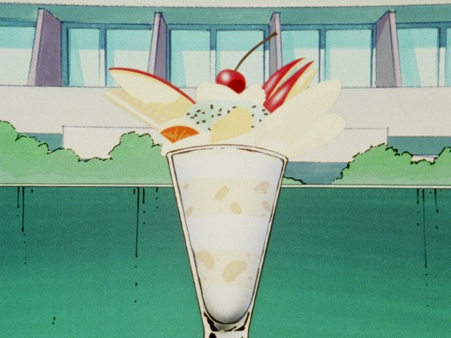 #aesthetic anime#anime food#fruit parfait#fruits#parfait#choco mint #choco mint icecream #ranma 1/2#80s anime #80s anime aesthetic #80s