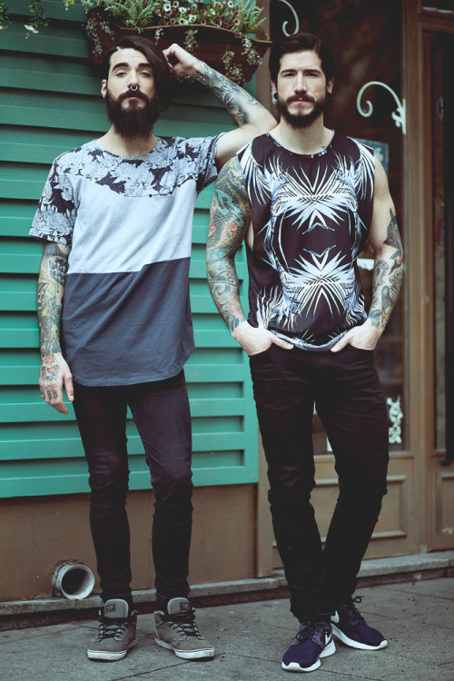 asifthisisme:Edwar Tiger and Daniel G Prim photographed by Esther Mar Photography for IronFists. 