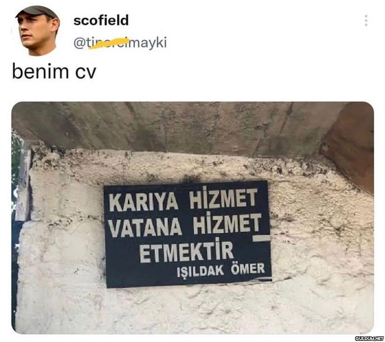 Evlenince ben    scofield...