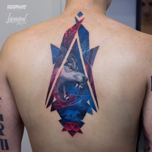 1337tattoos:    Andrey Lukovnikov    Lonewolf