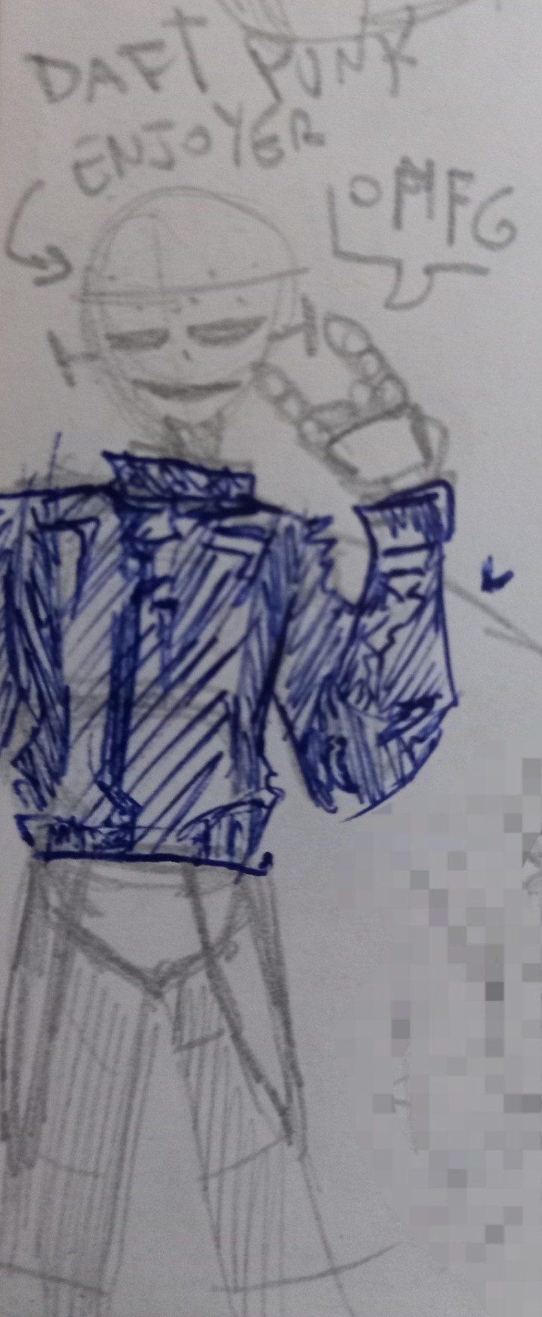 Here, Have More Leather Jacket / Daft Punk Enjoyer WX