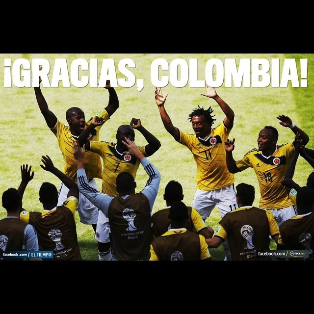 GRANDE,COLOMBIA #colombia #worldcup2014