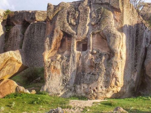 classicalmonuments: Tomb of Midas (and his “city” as well) Yazılıkaya, Eskişehir, Turkey