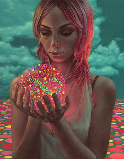 asylum-art-2:   Casey Weldon – Nostalgic Pop – Artist Profile artists on TumblrSeattle based Casey Weldon has a remarkable body of work, some of it dealing in mystical and bizarre worlds and events. Very striking work.Source: wowxwow and blendimages