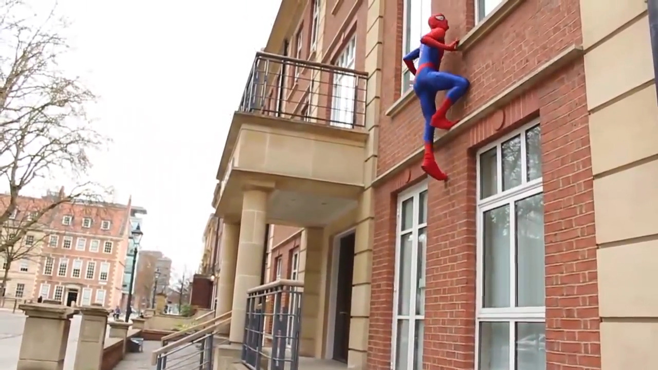 VIDEO: Spider-man all action parkour free running&hellip; found out you can&rsquo;t