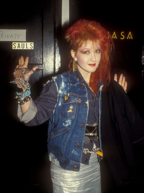 Cyndi Lauper photographed by Barry King at the Lhasa in Los Angeles, 1984. 