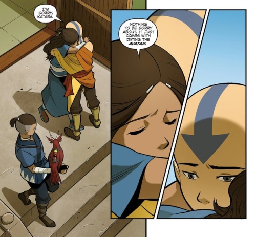 Some Of My Favourite Kataang Moments From The Comics.