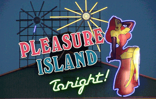 skunkandburningtires:  The Brief History of: Jessica’s Lingerie ShopIn 1989, Walt Disney Co. opened Pleasure Island as a way to keep adults on the Walt Disney World property after dark. Pleasure Island was restricted to guests 21+ (unless accompanied