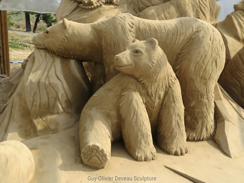 “Artic Animals”Tottori Sand Museum, Japan, March 2018.