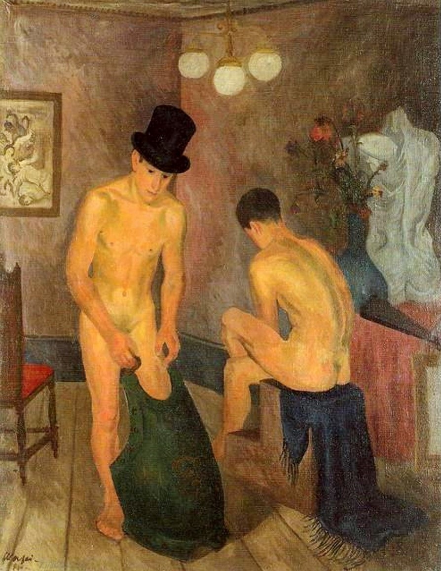 uranist-art:  Mario Mafai (1902-1965) – Peintre italien  Modelli nello studio /