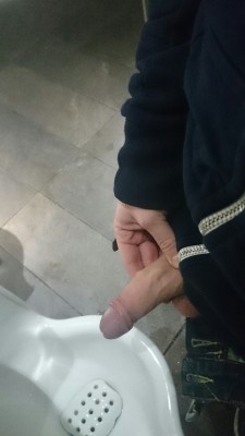 irishlad333:  Cock out in this public toilet