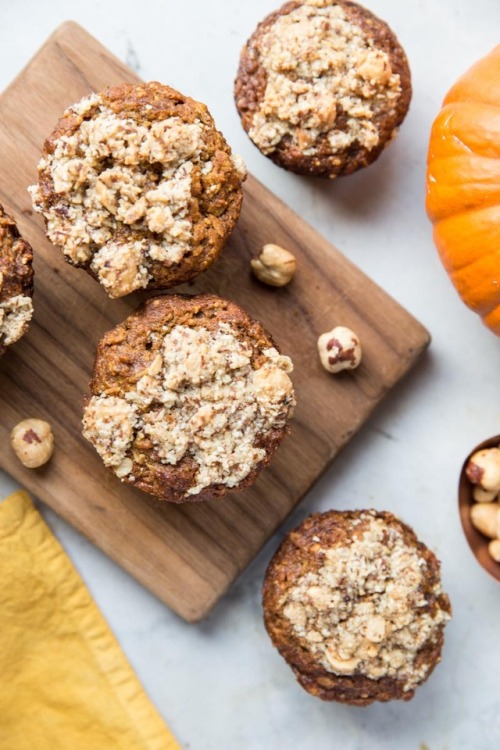 Vegan Muffin Round UpVegan Pumpkin Muffins with Pecan Streusel & Maple GlazeBanana Split Muffins