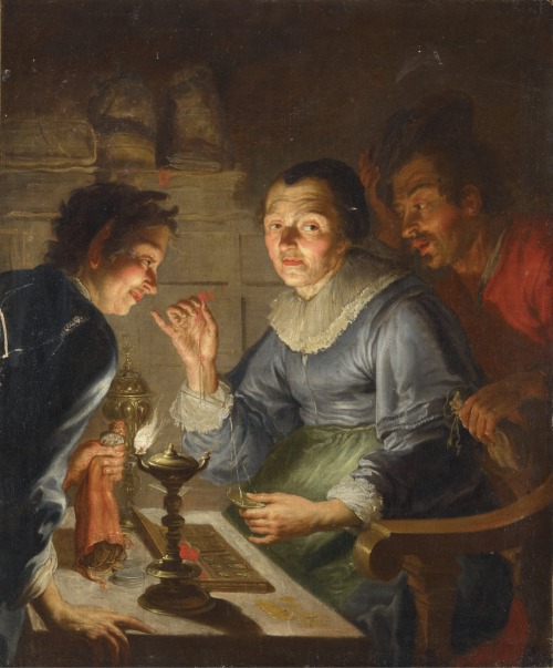 Stinginess by Jacques de l’AngeFlemish, 1637-1642oil on canvasprivate collection