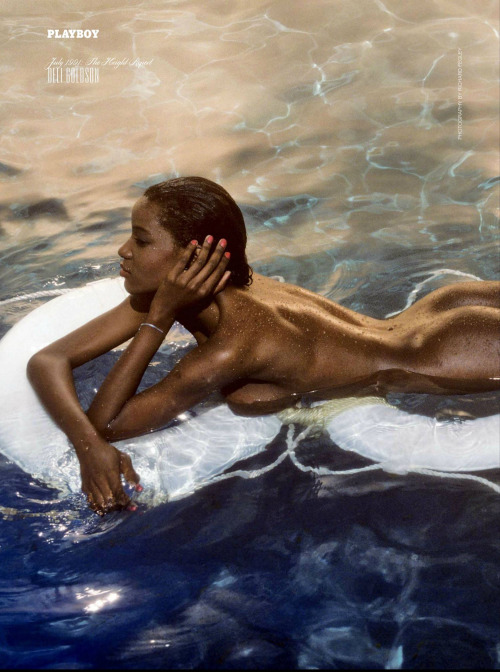 la-venere-nera: Deli Goldson in Playboy Magazine’s The Height Report “Long & Leggy” (July 1991) (Height: 6 Foot) 