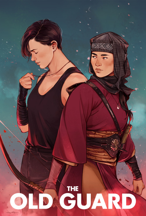 lesly-oh:Got the pleasure to draw Andy and Quynh for Netflix’s amazing and recently released @oldgua