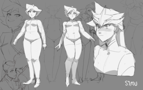 Shera doodles/wips from Twitter