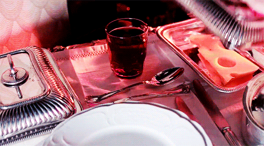 filmgifs:Bad luck isn’t brought by broken mirrors, but by broken minds.Suspiria