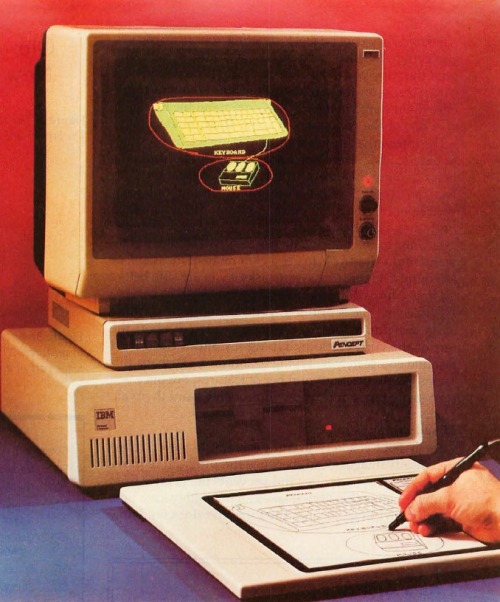 Pencept PenPad 200 On IBM PC XT (1983)