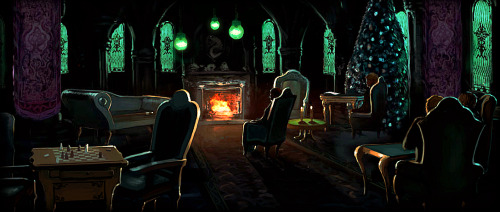 eyeslikeocean:  [Things] from the books I really wanted to see in movies: Hogwarts - Common Rooms  
