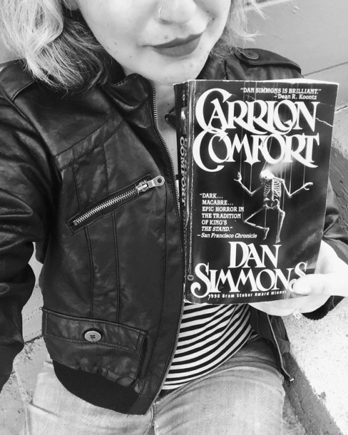 Learn Jacket. Tough book to get through. #circleofbookishfriends I buddy read Carrion Comfort last y