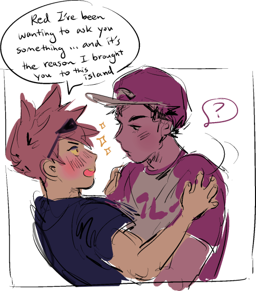 yahoberries: based on ectoviolet’s hc where instead of a honeymoon, blue initially took red to