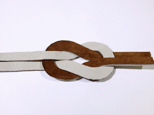 DIY Easy Hermès Inspired Faux Knot Cuff Tutorial from inspiration & realisation here. Based on a