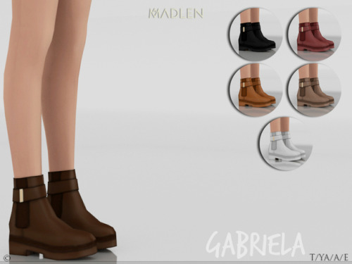 madlensims:Madlen Gabriela Boots Mesh modifying: Not allowed.Recolouring: Allowed. (Please add origi