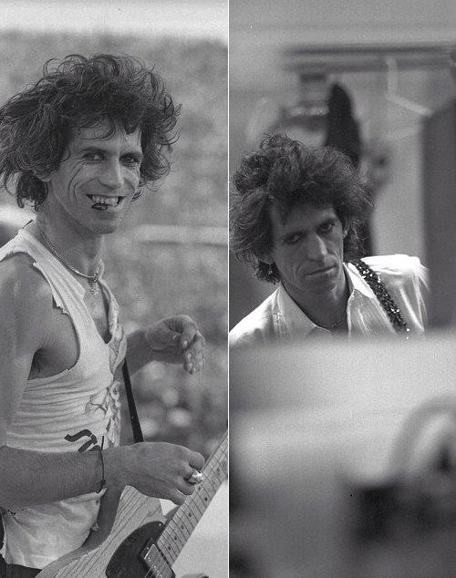 voodoolounge:       keith richards onstage and backstage during the rolling stones’ american tour 1981. © michael halsband.        Happy Birthday Keith