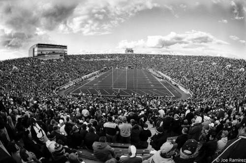 stadium-love-:
“End Zone by Joe Ramirez
Photo taken at Notre Dame Stadium, home of the Fighting Irish
”