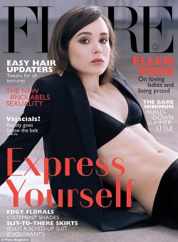 celebritygossipbyrangi:  Ellen Page on the cover of Flare Magazine 