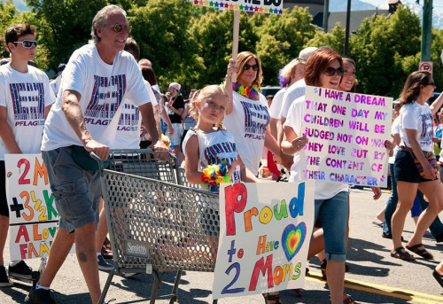 meatcat-forever:duendevuhsachee:awkwardsituationist:2nd annual pride parade in salt lake city. june 